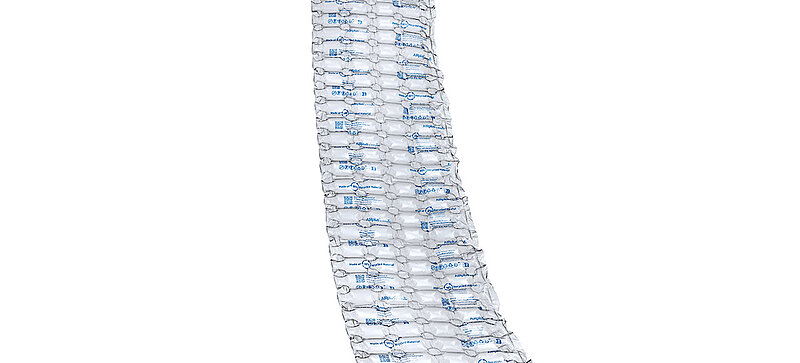 Flexible air cushioning packaging